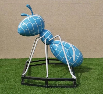 Stainless Steel Mirror Ant Sculpture To Figure Customization