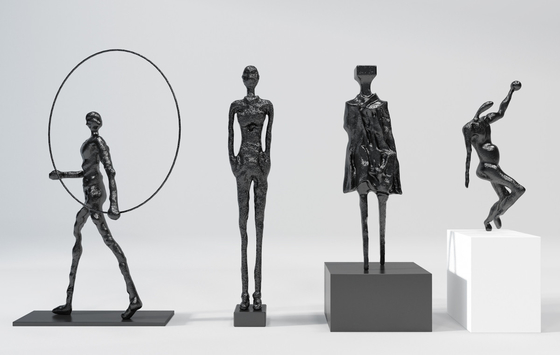 Decorazione dello spazio Arte metallica Sculture palloncino Stile Figura personalizzata