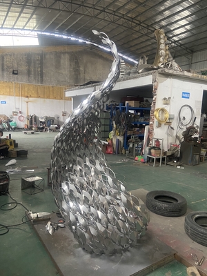 Piscine d'acqua all'aperto per uso personale Sculture di arte metallica Decorazioni