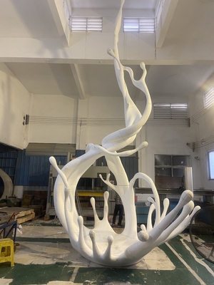 Grandi EPS Abstract Sculpture di onde d'acqua Personalizzare la superficie di lucidatura