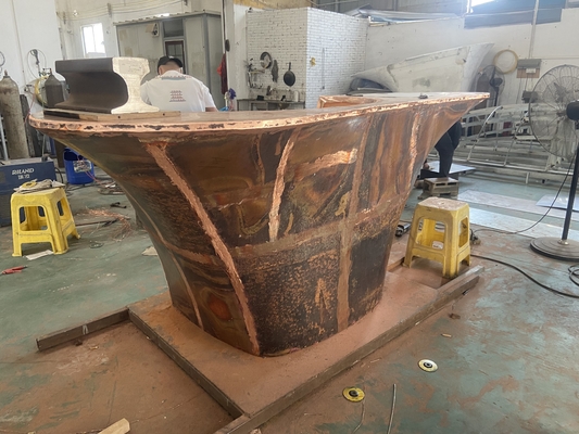 OEM Copper Art Sculpture Mobili interni Recepzione alberghiera