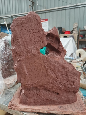 ODM Scultura in argilla fatta a mano Fusione di rocce Scultura di pietra finta